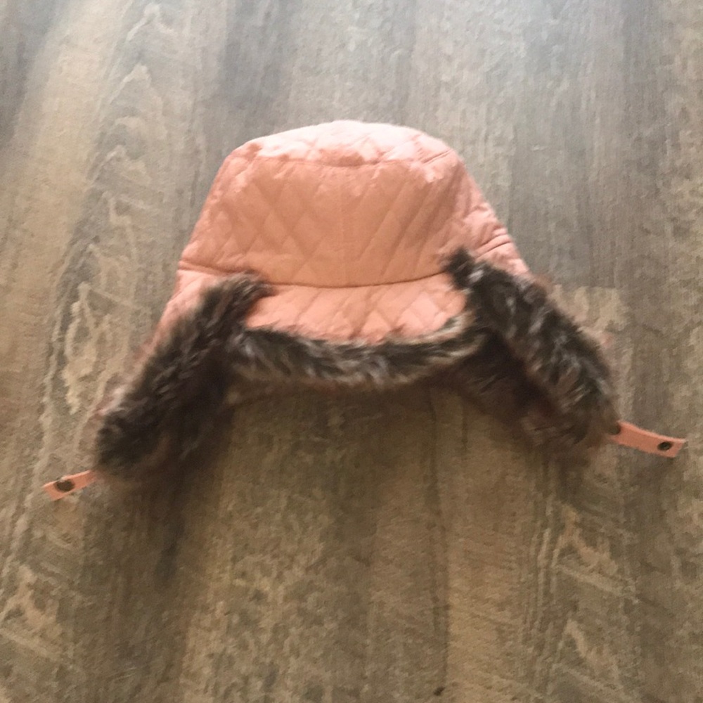 Faux fur trapper